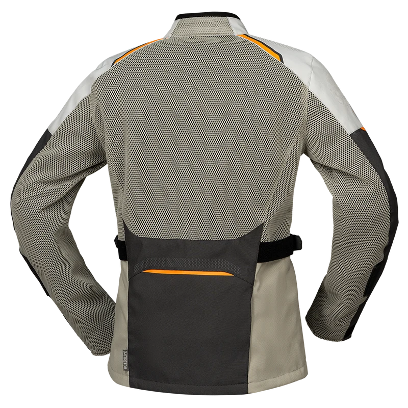 Damen Tourster-BigAir 1.0 Jacke dunkelgrau-steingrau-orange