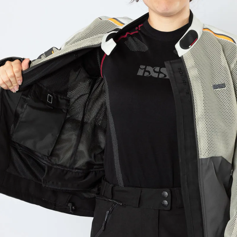 Damen Tourster-BigAir 1.0 Jacke dunkelgrau-steingrau-orange