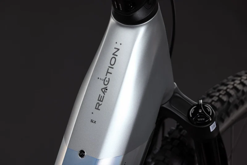 Cube Reaction Hybrid SLX 800 Wh E-Bike Hardtail Easy Entry 27,5" platinum´n´reflex