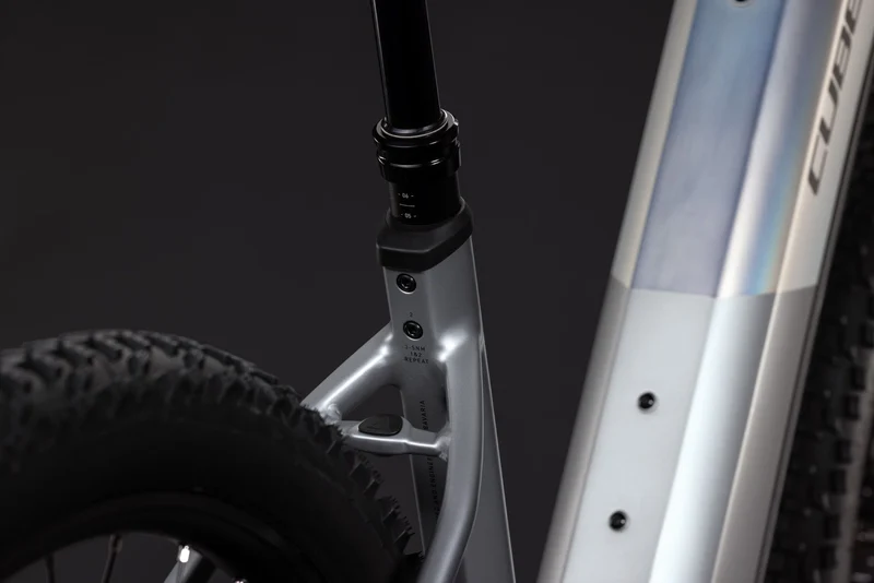 Cube Reaction Hybrid SLX 800 Wh E-Bike Hardtail Easy Entry 27,5" platinum´n´reflex