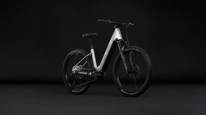 Cube Reaction Hybrid SLX 800 Wh E-Bike Hardtail Easy Entry 27,5" platinum´n´reflex