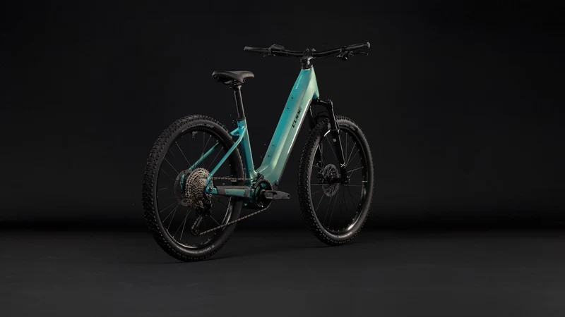Cube Reaction Hybrid Performance 720 Wh E-Bike Hardtail Easy Entry 27,5" maldivian´n´black