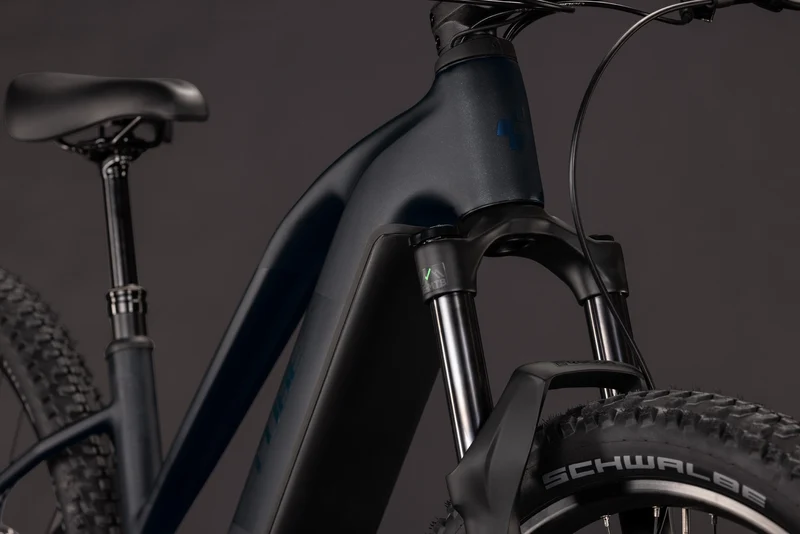 Cube Reaction Hybrid Pro 800 Wh E-Bike Hardtail Trapeze silverdust´n´prism