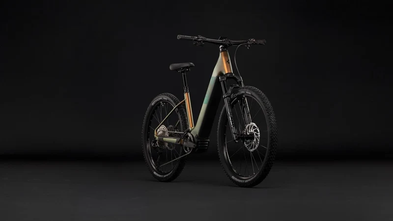 Cube Reaction Hybrid SLX 800 Wh E-Bike Hardtail Easy Entry 27,5" autumn´n´black