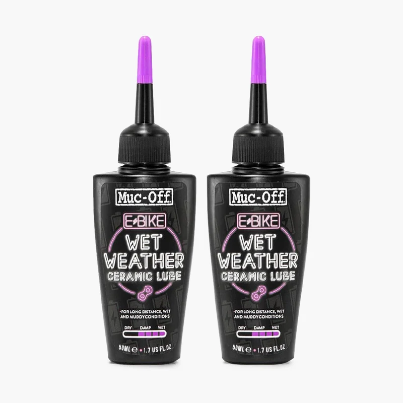 2 x eBike Wet Weather Chain Lube 50ml