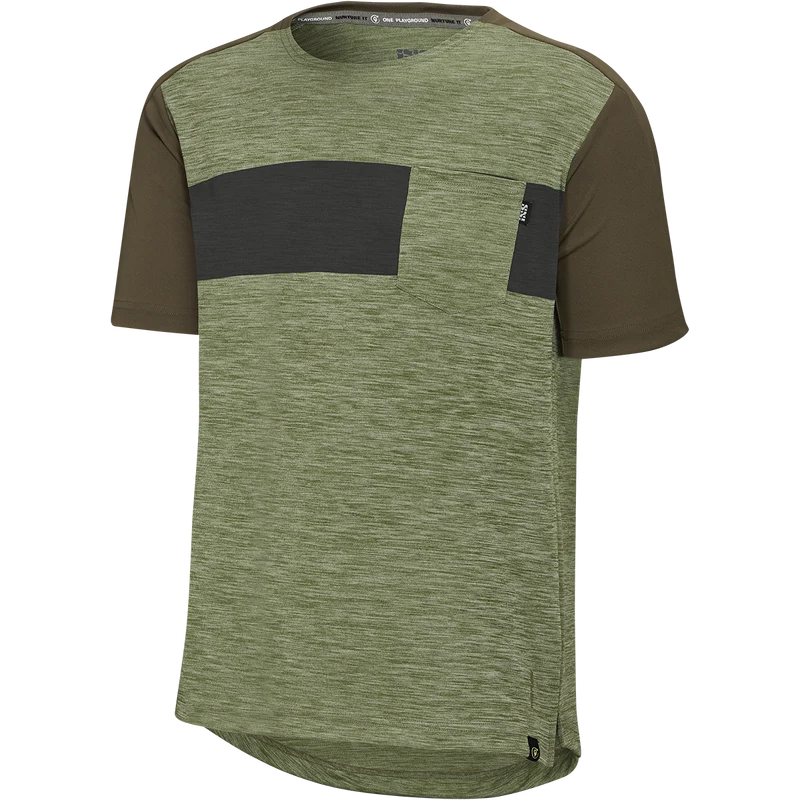 Flow X Jersey olive-solid dark olive