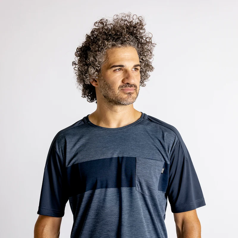 Flow X Jersey storm-solid marine