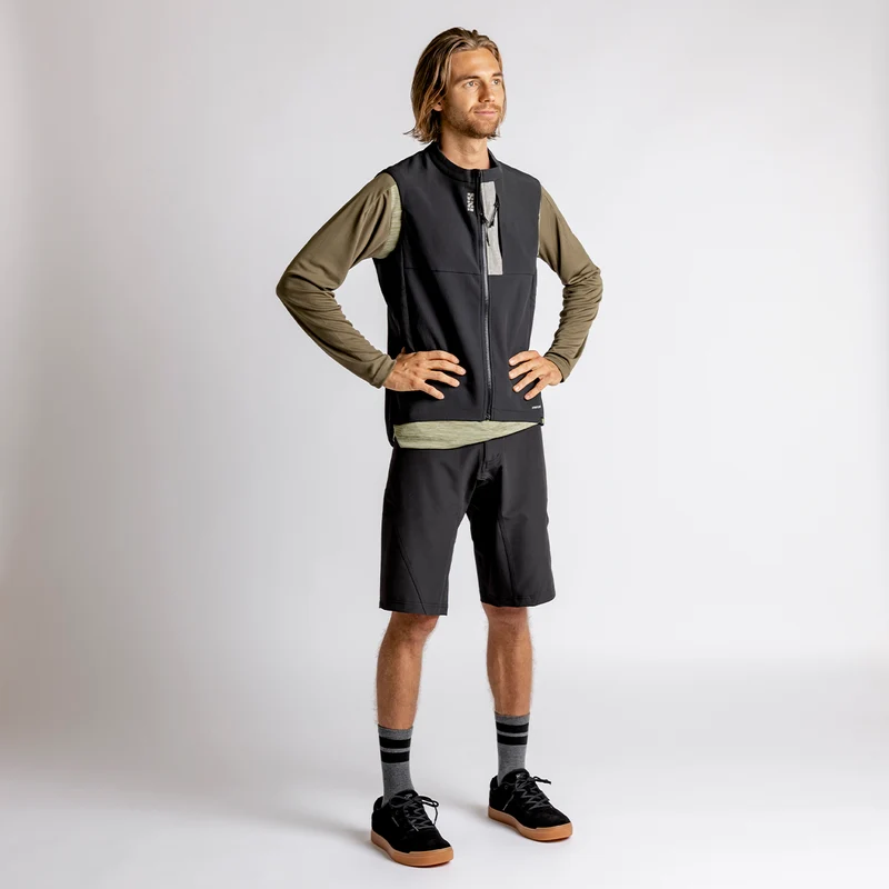 Flow Weste schwarz