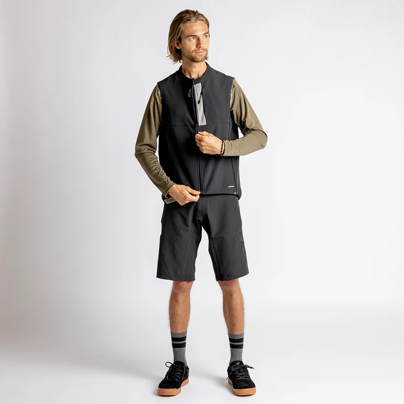 Flow Weste schwarz