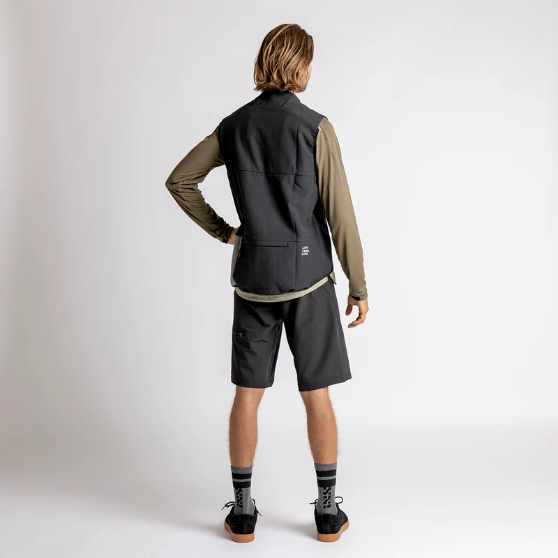Flow Weste schwarz