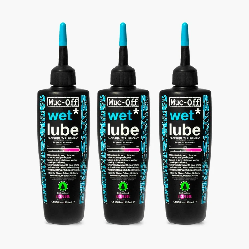 3 x Wet Weather Lube 120ml