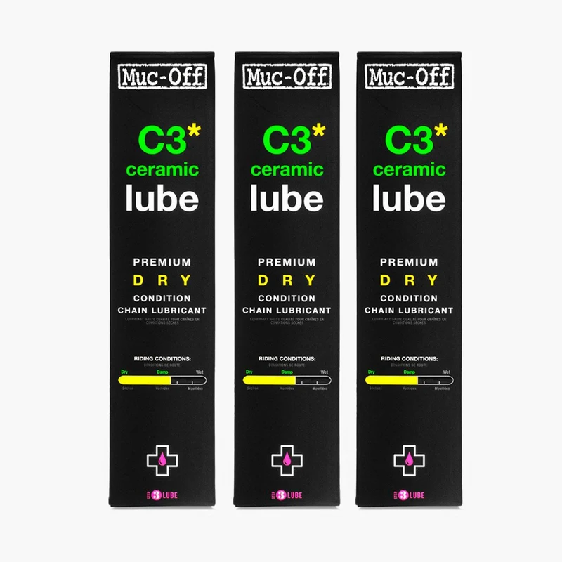 3 x C3 Dry Weather Lube 120ml