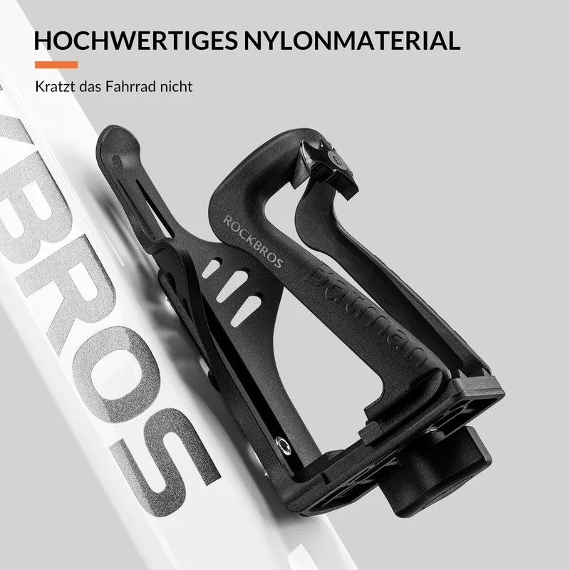 Flaschenhalter Fahrrad Verstellbar, Getränkehalter für Flaschen mit 55-85mm Durchmesser