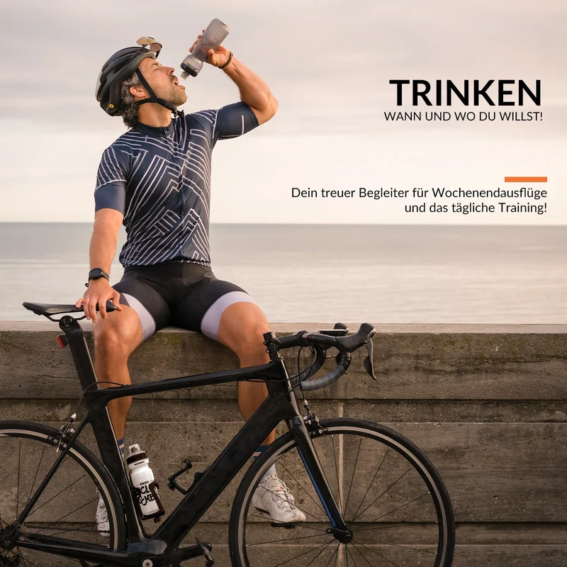 Flaschenhalter Fahrrad Verstellbar, Getränkehalter für Flaschen mit 55-85mm Durchmesser