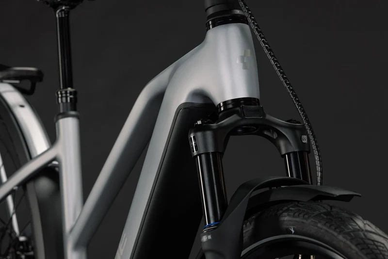 Cube Kathmandu Hybrid 45 800 Wh E-Citybike Trapeze 28" slategrey´n´chrome