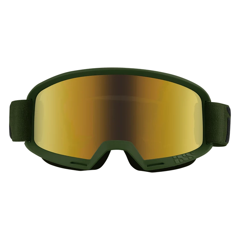 Goggle Hack olive/ mirror gold
