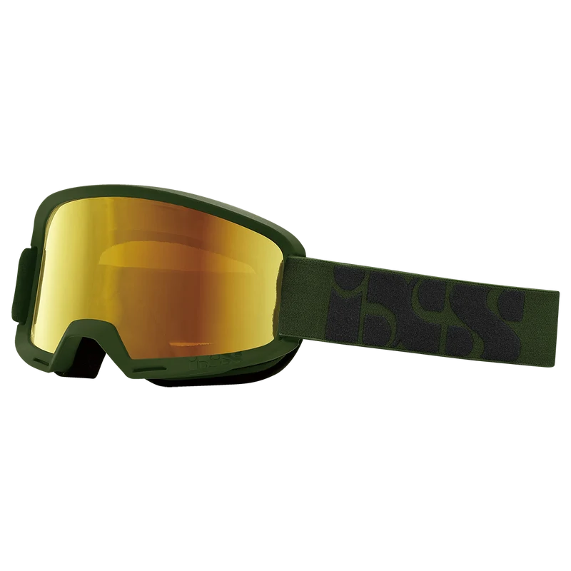 Goggle Hack olive/ mirror gold