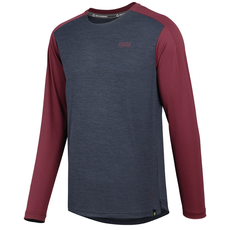Flow X Kids long sleeve Jersey raisin solid-black