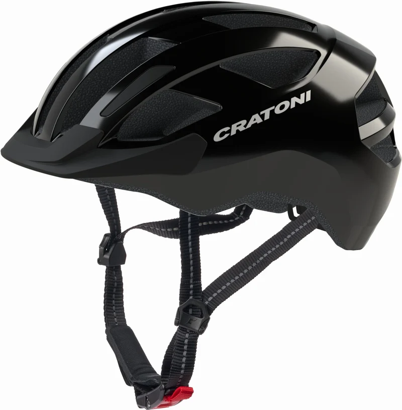 Cratoni C-Cure Helm black glossy