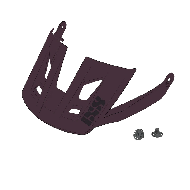 Visier + Pins Trail EVO raisin