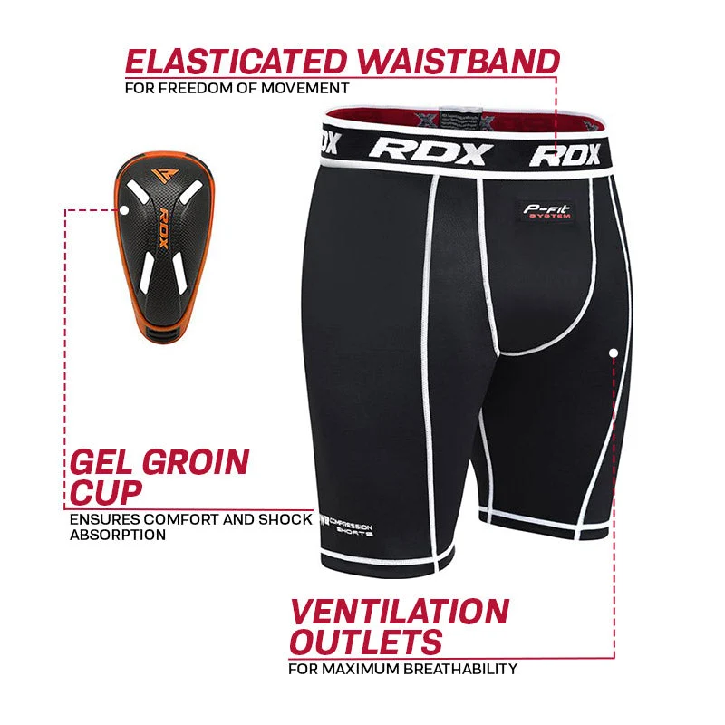 RDX X14 Kompressionshose mit Leistenschutz