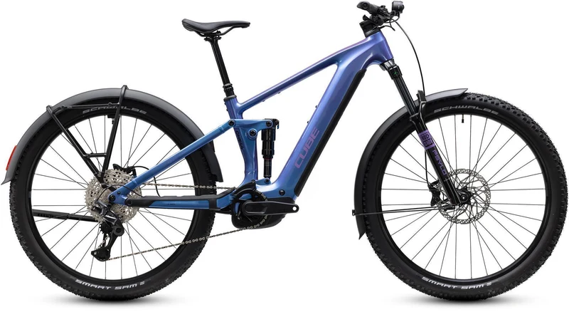 Cube Stereo Hybrid ONE44 Pro 800 Wh FE E-Bike Fully blueiris´n´purple