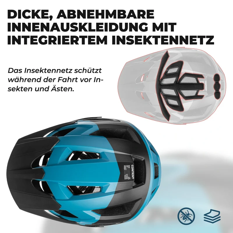Fahrradhelm Einheitsgröße 56-62 cm