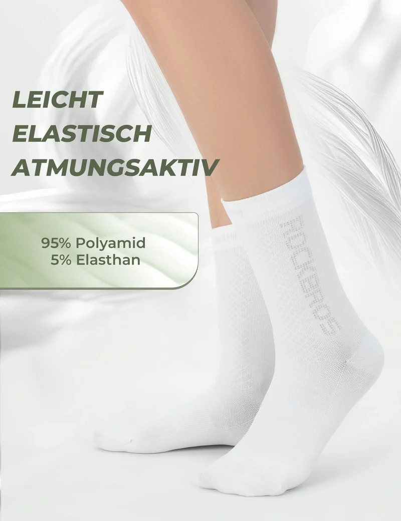 Fahrradsocken Reflektierendes Logo Zweipaarpackung