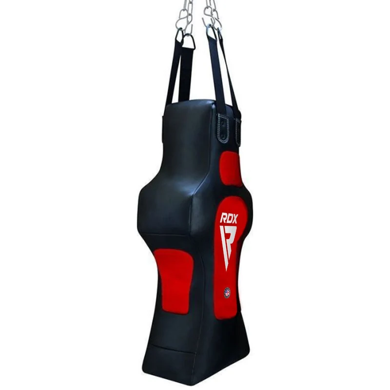 RDX TDR gefülltt Boxsack Hanging mit Mitts Schwarz/Rot