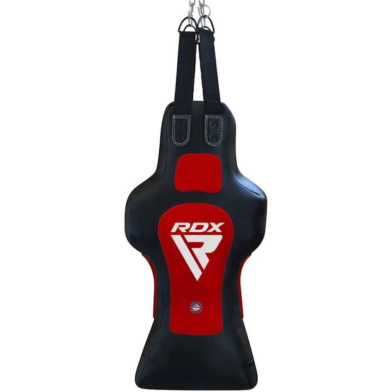 RDX TDR gefülltt Boxsack Hanging mit Mitts Schwarz/Rot