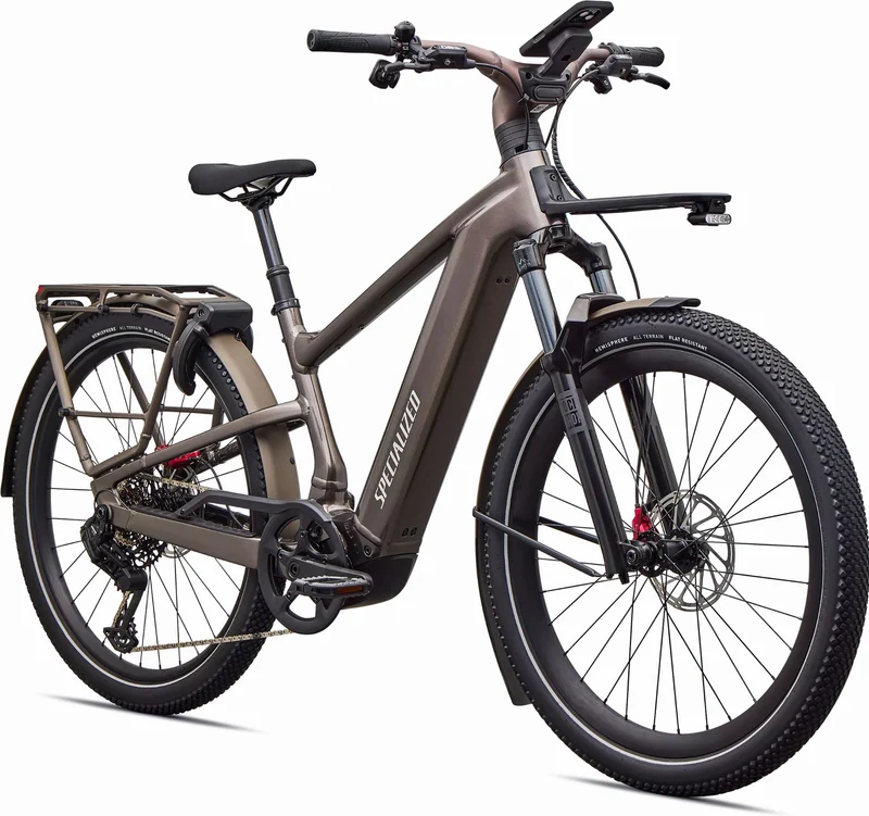 Specialized Turbo Vado 3 EVO 6.0 NB 840 Wh E-Bike Diamant 27,5" Gloss Warm Smoke Metallic/Satin Brushed Chrome