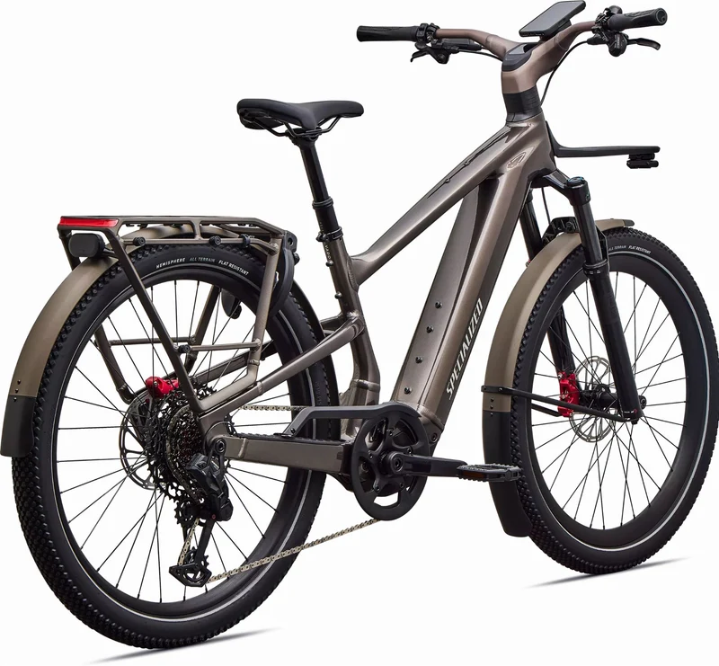 Specialized Turbo Vado 3 EVO 6.0 NB 840 Wh E-Bike Diamant 27,5" Gloss Warm Smoke Metallic/Satin Brushed Chrome