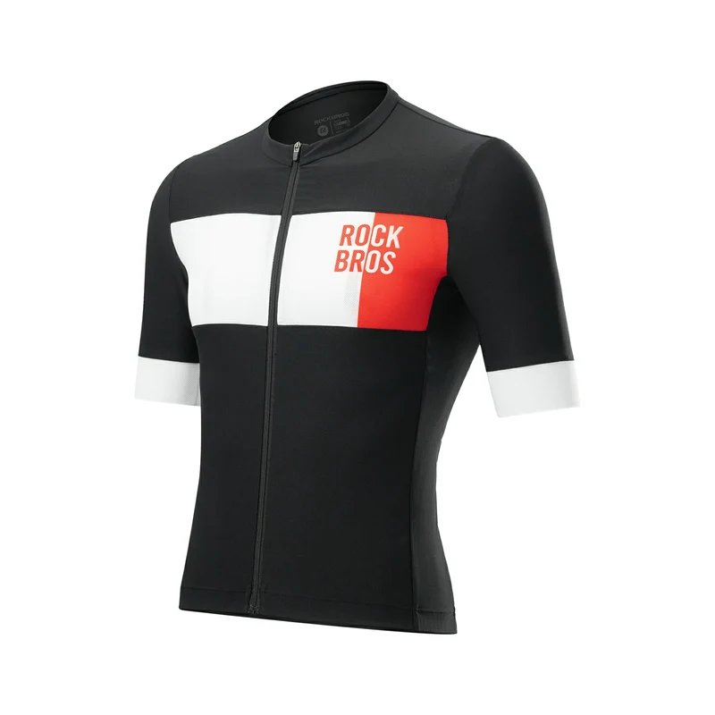 Herren Radtrikot Kurzarm im Colorblock-Design