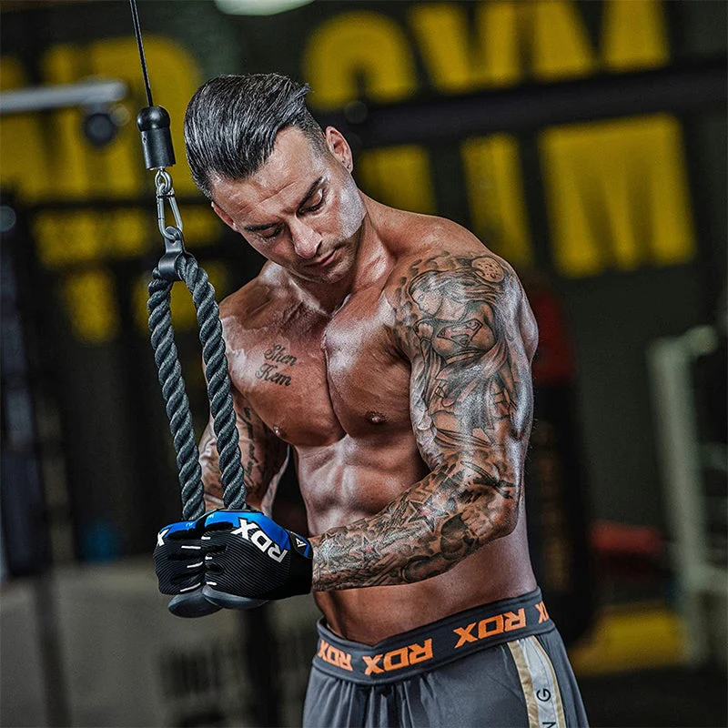 RDX F43 Vollfinger-Handschuhe für schweres Gewichtheben im Fitnessstudio