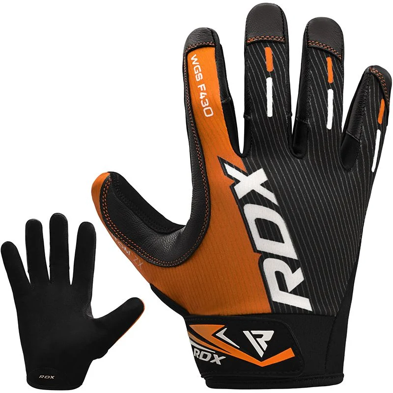 RDX F43 Vollfinger-Handschuhe für schweres Gewichtheben im Fitnessstudio