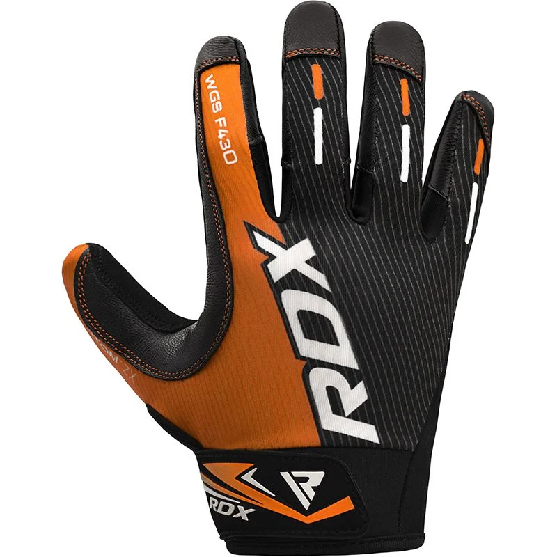 RDX F43 Vollfinger-Handschuhe für schweres Gewichtheben im Fitnessstudio