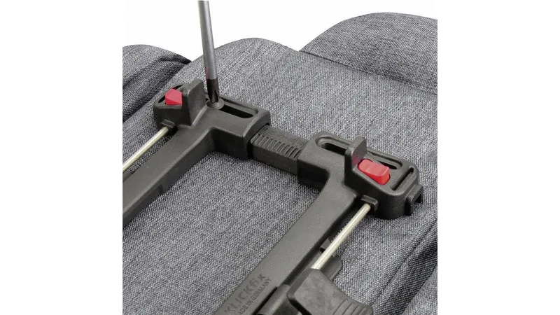 KLICKfix Rackpack Sport mit Uniklip 2 Gepäckträgertasche grau 12 L