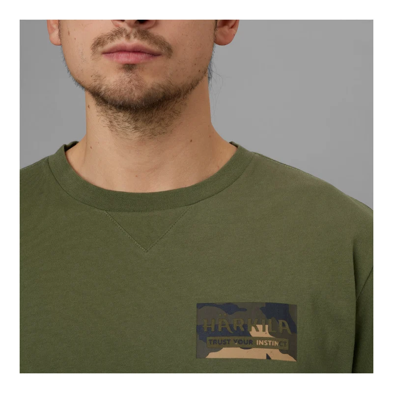Härkila - Core Herren-T-Shirt // Olivgrün