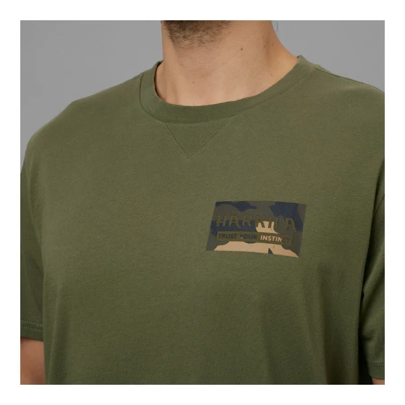 Härkila - Core Herren-T-Shirt // Olivgrün