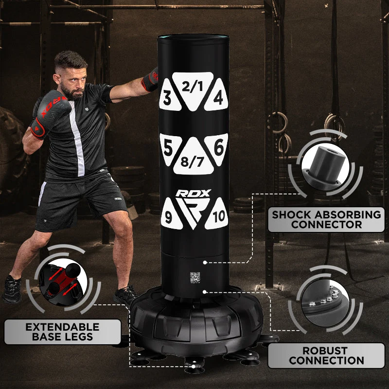 RDX KT Ronin 6ft Weiss Freistehender Sandsack & Handpratzen Set