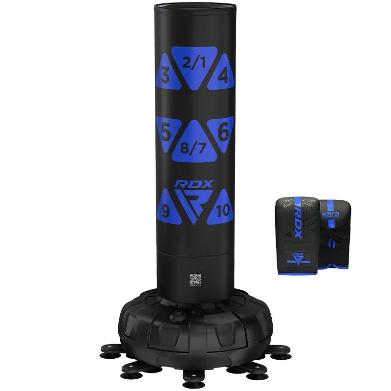 RDX KT Ronin 6ft Blau Freistehender Sandsack & Handpratzen Set