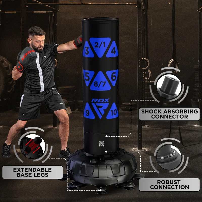 RDX KT Ronin 6ft Blau Freistehender Sandsack & Handpratzen Set