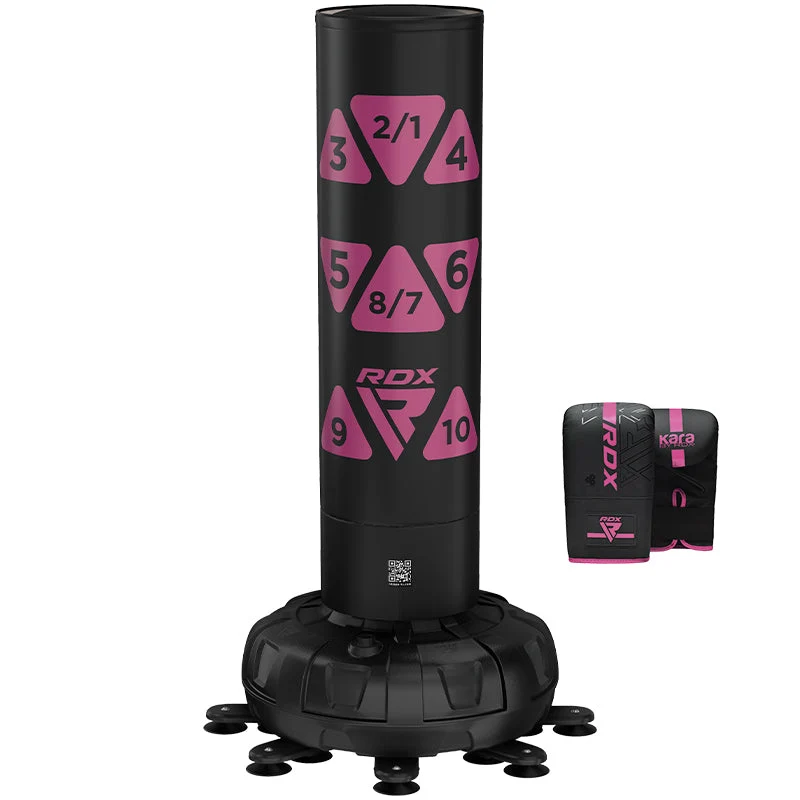 RDX KT Ronin 6ft Rosa Freistehender Sandsack & Handpratzen Set