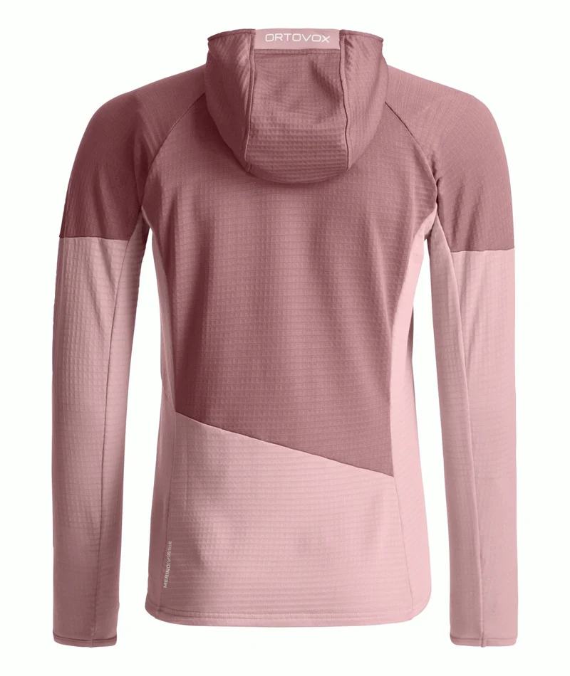 FLEECE LIGHT GRID HOODY W