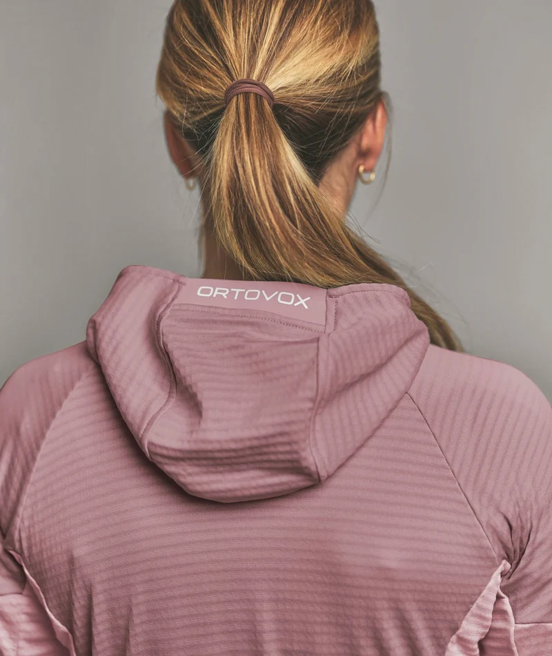 FLEECE LIGHT GRID HOODY W