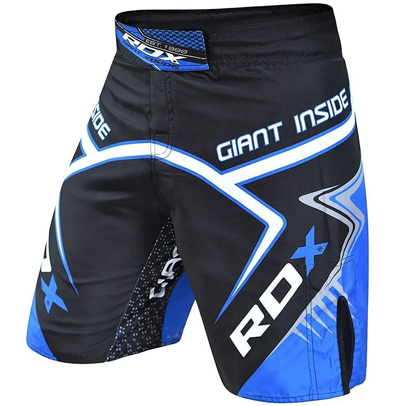 RDX R7 MMA-Kampfshorts Schwarz/Blau