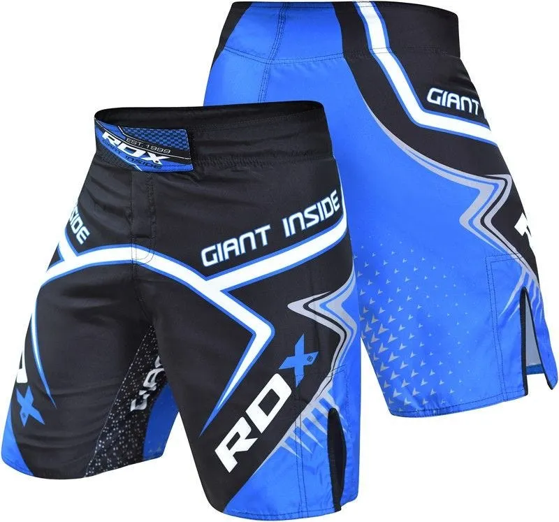 RDX R7 MMA-Kampfshorts Schwarz/Blau