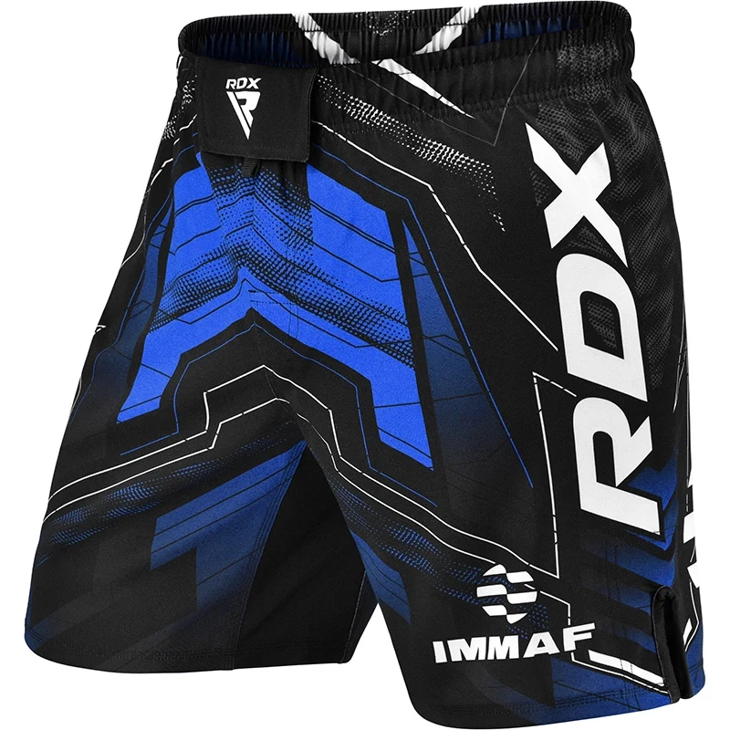 RDX IMMAF-zertifizierte MMA-Kampf- und Trainingsshorts in Blau