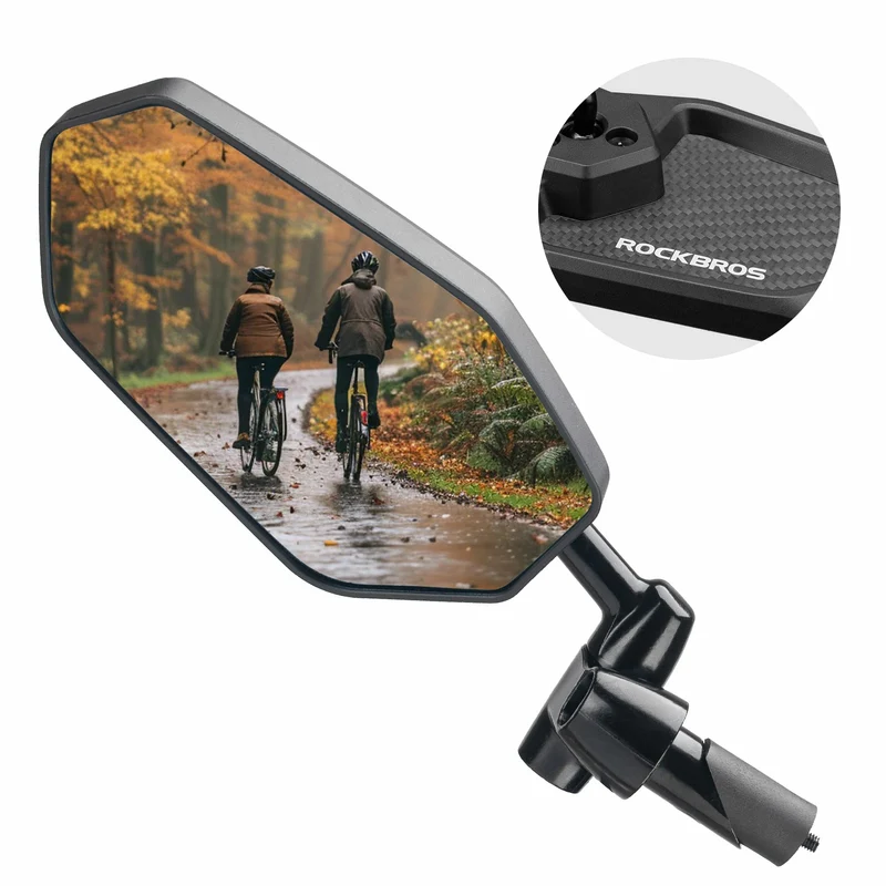 Fahrradspiegel Rückspiegel – Weitwinkel, Blendfrei, Rückblicksicher