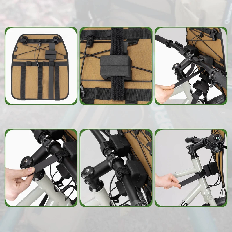 Fahrrad Lenkerhalter+Wasserdichte Kompressionstasche Set-A